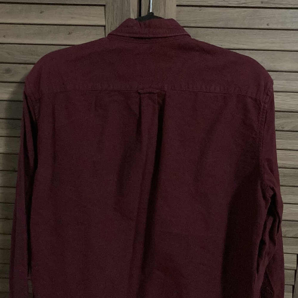 Men’s American Eagle Outfitters ‘Seriously Soft’ Button Up Shirt (L) Maroon - Picture 4 of 7